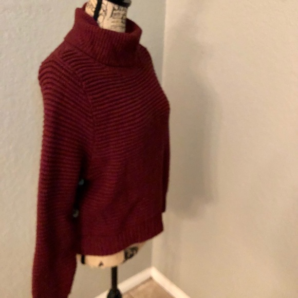 NWT Madewell Side-Button Burgundy Sweater sz S - Picture 7 of 11